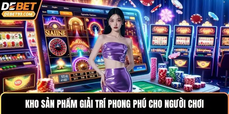 Kho sản phẩm giải trí phong phú cho người chơi