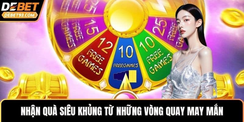 Nhận quà siêu khủng từ những vòng quay may mắn