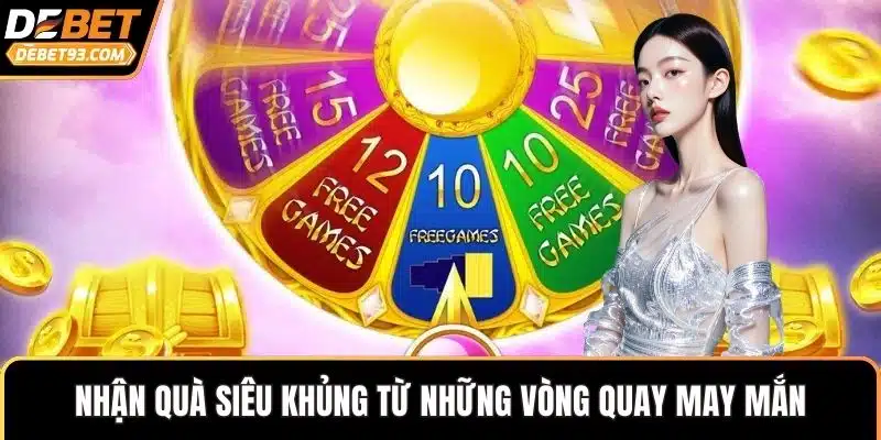Nhận quà siêu khủng từ những vòng quay may mắn