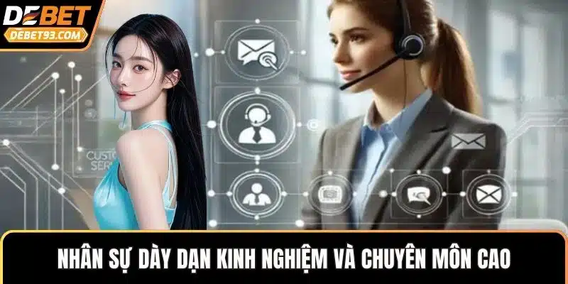 Nhân sự dày dạn kinh nghiệm và chuyên môn cao